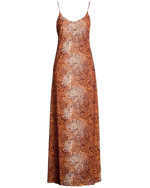 ME FUI Maxi Dress Polyester - Brown