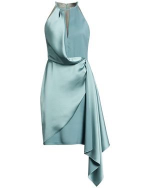 Sandro Ferrone Mini Dress Polyester - Blue