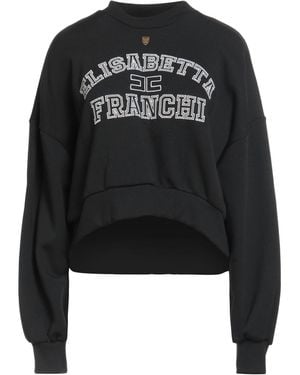 Elisabetta Franchi Sweatshirts - Black