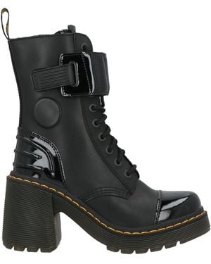 Dr. Martens Ankle Boots Leather, Textile Fibres - Black