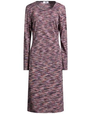 Missoni Midi Dress Cotton - Purple