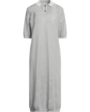 Brunello Cucinelli Midi Dress - Gray