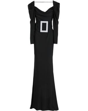 GIUSEPPE DI MORABITO Maxi Dress Acetate, Viscose, Elastane - Black