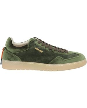 Barracuda Sneakers Leather, Textile Fibers - Green