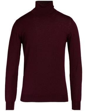Paolo Pecora Rollkragenpullover - Rot