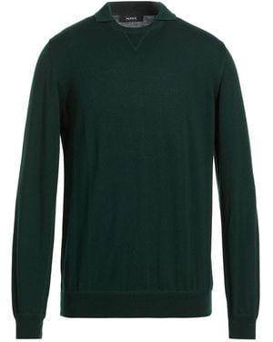 Alpha Studio Dark Sweater Merino Wool - Green