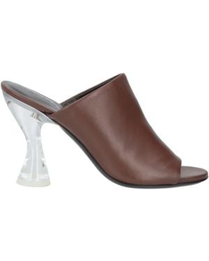 BY FAR Sandals Leather - Brown