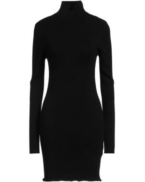 hinnominate Mini Dress Viscose, Polyester, Polyamide - Black