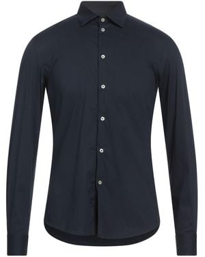 GAUDI Shirt Cotton, Polyamide, Elastane - Blue