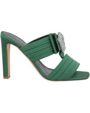 Rupert Sanderson Sandals Textile Fibres - Green