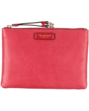 The Bridge Pouch Cow Leather - Red