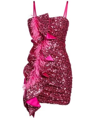 W Les Femmes By Babylon Mini Dresses - Red
