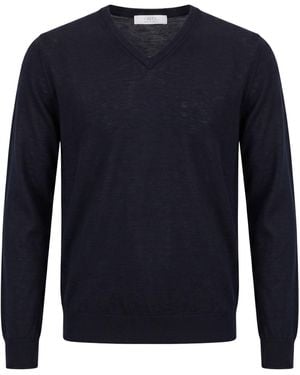 Vneck Sweaters - Blue