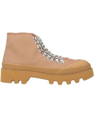 Proenza Schouler Camel Ankle Boots Ptt - Natural
