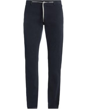 Canali Midnight Pants Cotton, Elastane - Blue