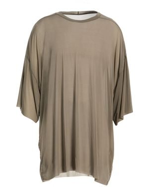 Rick Owens T-Shirt Cupro, Elastane - Grey