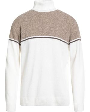 Barbati Turtleneck Polyamide, Wool, Viscose, Cashmere - White