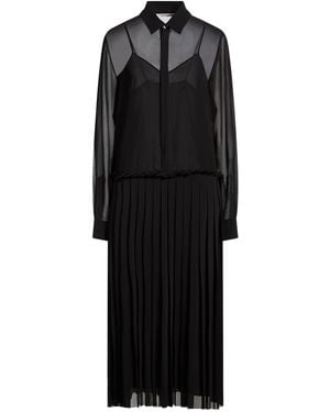 Ami Paris Maxi-Kleid - Schwarz