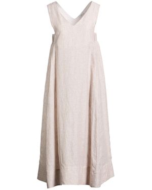 Peserico Midi Dress Linen - Multicolour