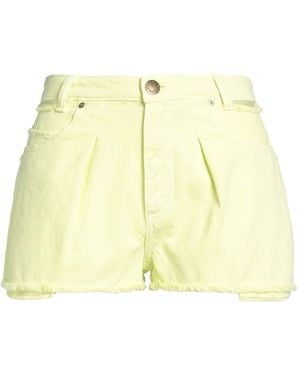 Pinko Denim Denim Shorts Cotton - Metallic