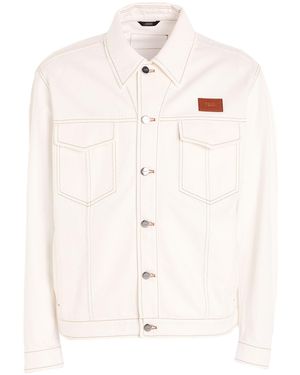 Fendi Denim Outerwear Cotton - White