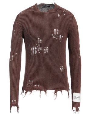 Dolce & Gabbana Chocolate Jumper Hemp - Brown