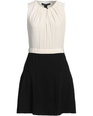 Marc By Marc Jacobs Mini Dress Wool, Elastane, Silk - White