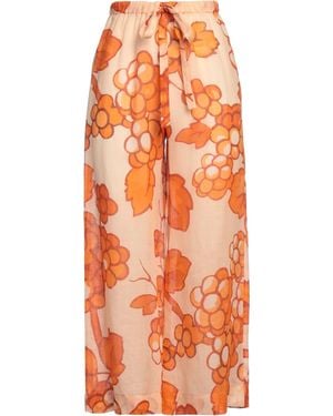 Etro Pants Ramie - Orange