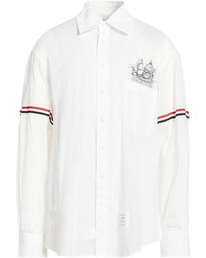 Thom Browne Shirt Cotton, Polyester - White