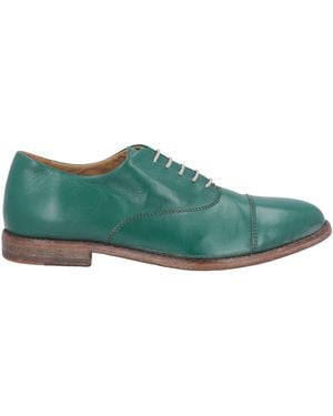 Moma Lace-Up Shoes Leather - Green