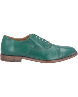 Moma Lace-Up Shoes Leather - Green