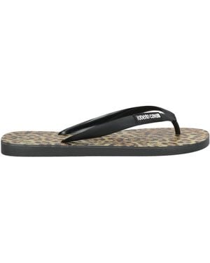 Roberto Cavalli Thong Sandal Rubber - Black