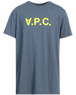 A.P.C. T-shirts - Blau