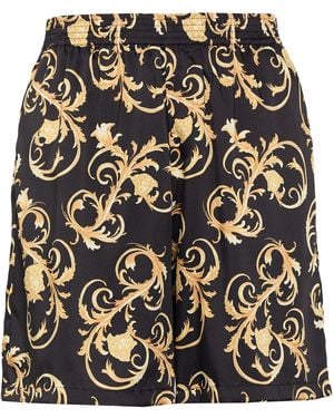 Versace Shorts & Bermuda Shorts Polyester - Black