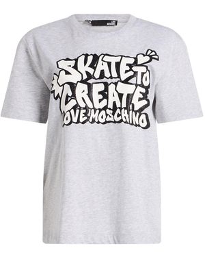 Love Moschino Light T-Shirt Cotton - White