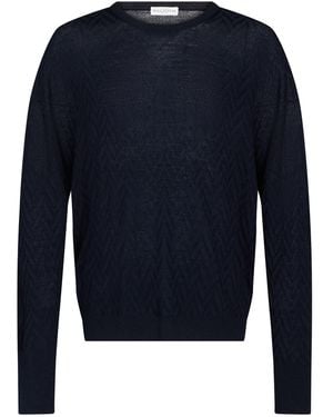 Ballantyne Sweater Wool - Blue