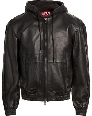 DIESEL Jacket Sheepskin, Cotton - Black