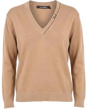 KARL LAGERFELD Pullover - Natur