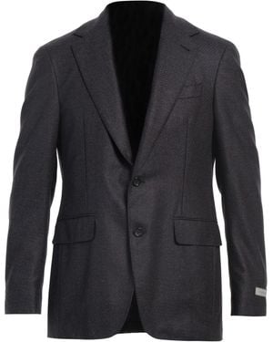 Canali Midnight Blazer Wool - Blue