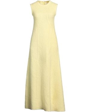 Jil Sander Pastel Maxi Dress Wool, Polyamide - Yellow