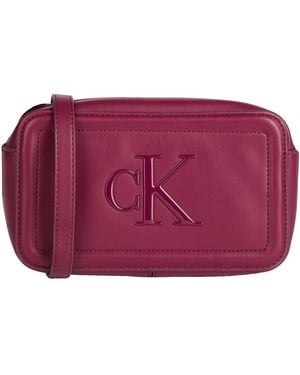 Calvin Klein Cross-Body Bags - Red