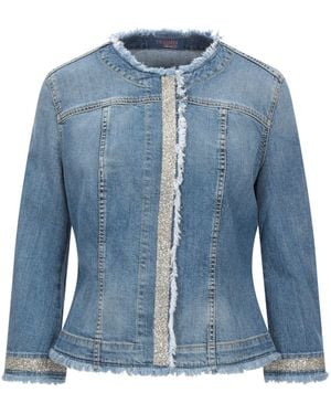 Trussardi Denim Outerwear - Blue