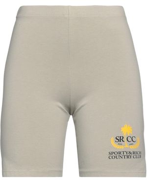 Sporty & Rich Shorts & Bermuda Shorts Cotton, Elastane - Gray