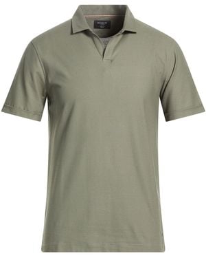 Hackett Khaki Polo Shirt Cotton - Green