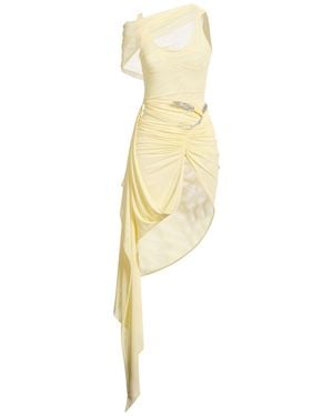 David Koma Maxi Dress Polyamide, Elastane - White