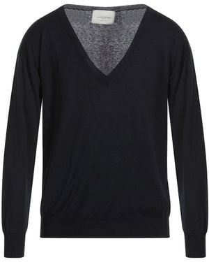 Ballantyne Midnight Sweater Silk, Cotton - Blue