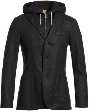 Eleventy Jacket Wool, Polyamide - Black