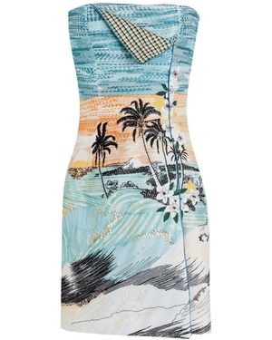 Etro Mini Dress - Blue