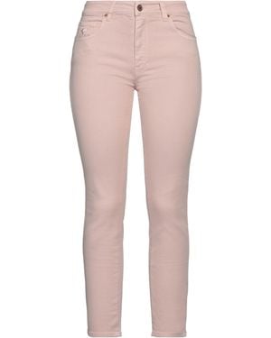 European Culture Blush Pants Cotton, Polyester, Elastane - Pink