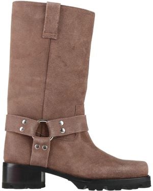 Paris Texas Tan Boot Leather - Brown